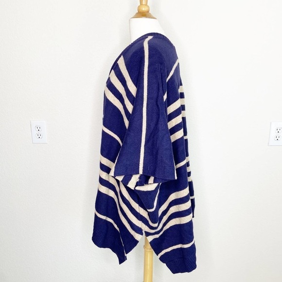 GAP Oversized Striped Poncho Cardigan O/S - Picture 4 of 6